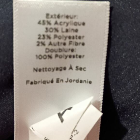 Talbots 8 Wool Blend Knee Length Grey/Multicolor Geometric Plaid Skirt Lined - Picture 10 of 10